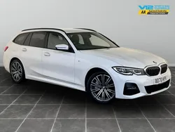 White Used 2020 BMW 330e M Sport Estate | £15,695 (Good price)