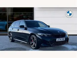 Black sapphire metallic paint Used 2025 BMW 320 M Sport Estate | £39,340 (Expensive)