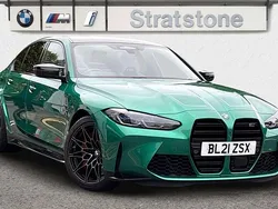 Green Used 2021 BMW M3 Competition Edition Sedan | £53,990 (Fair price)