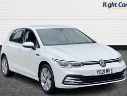 White Used 2021 VW Golf VIII Style Hatchback | £15,999 (Fair price)