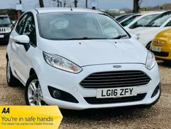 White Used 2016 Ford Fiesta Zetec Hatchback | £5,495 (Fair price)