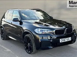 Black Used 2017 BMW X5 M Sport SUV | £23,970 (Fair price)