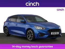 Blue Used 2019 Ford Focus ST-Line X Hatchback | £11,099 (Fair price)