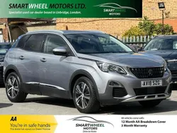 Grey Used 2018 Peugeot 3008 Allure Hatchback | £11,340 (Fair price)