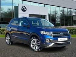 Blue Used 2021 VW T-Cross SE SUV | £16,998 (Fair price)