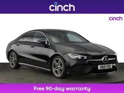 Black Used 2021 Mercedes CLA250 AMG line Sedan | £24,349 (Fair price)