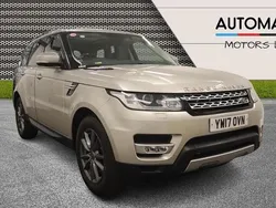Gold Used 2017 Land Rover Range Rover Sport HSE SUV | £15,990 (Super price)