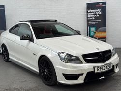 White Used 2013 Mercedes C63 AMG Coupe | £20,995 (Good price)