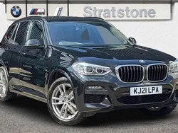 Black Used 2021 BMW X3 M Sport SUV | £27,750 (Good price)