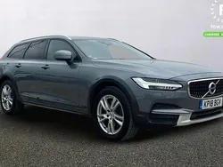 Grey Used 2018 Volvo V90 CC Pro Estate | £24,599 (Fair price)