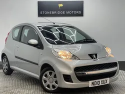 Silver Used 2010 Peugeot 107 Hatchback | £4,999 (Fair price)