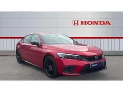 Red Used 2022 Honda Civic Hybrid Hatchback | £21,860 (Fair price)