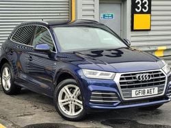 Blue Used 2018 Audi Q5 S-Line SUV | £17,499 (Fair price)