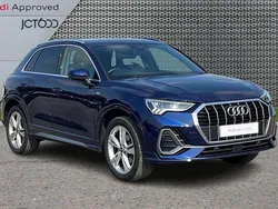 Blue Used 2022 Audi Q3 S-Line SUV | £25,109 (Fair price)