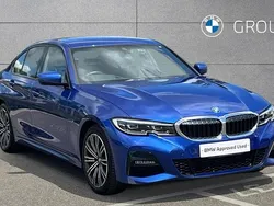 Blue Used 2021 BMW 330e M Sport Sedan | £25,875 (Fair price)