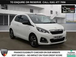 White Used 2021 Peugeot 108 Allure Hatchback | £8,240 (Fair price)