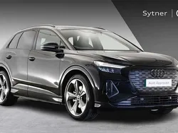 Black New 2025 Audi Q4 e-tron Black Edition SUV | £43,000
