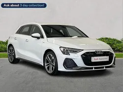 White Used 2025 Audi A3 S-Line Hatchback | £30,523 (Expensive)