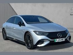 Hightech silver Used 2025 Mercedes EQE350 AMG line Sedan | £51,980 (Fair price)
