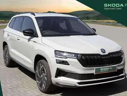 Meteor grey Used 2024 Skoda Karoq SportLine SUV | £25,960 (Fair price)
