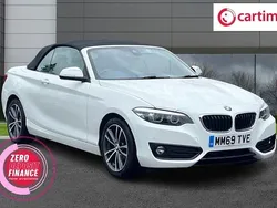 White Used 2020 BMW 218 Sport Line Cabriolet | £15,990 (Fair price)