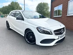 White Used 2018 Mercedes A200 AMG line Hatchback | £13,995 (Fair price)