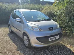 Silver Used 2007 Peugeot 107 Urban Move Hatchback | £2,195 (Fair price)