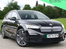 Black Used 2024 Skoda Enyaq iV vRS SUV | £35,495 (Super price)