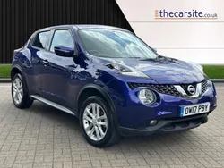 Blue Used 2017 Nissan Juke Acenta SUV | £8,495 (Fair price)
