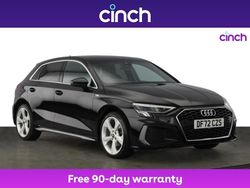 Black Used 2022 Audi A3 S-Line Hatchback | £22,749 (Fair price)