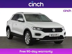 White Used 2021 VW T-Roc SEL SUV | £17,749 (Fair price)