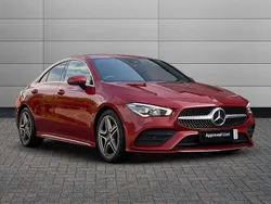 Patagonia red Used 2021 Mercedes CLA180 AMG line Sedan | £17,550 (Fair price)