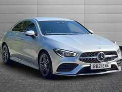 Iridium silver Used 2021 Mercedes CLA220 AMG Line Premium Sedan | £25,490 (Fair price)