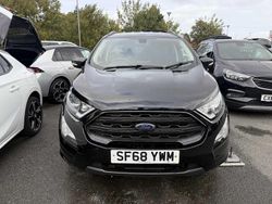 Black Used 2019 Ford Ecosport ST-Line SUV | £10,495 (Fair price)