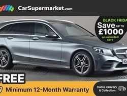 Grey Used 2019 Mercedes C220 AMG line Estate | £16,797 (Fair price)