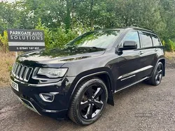 Black Used 2014 Jeep Grand Cherokee Overland SUV | £10,995 (Fair price)