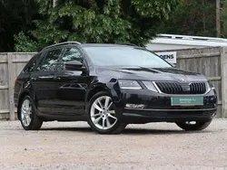 Black magic pearlescent Used 2017 Skoda Octavia SE L Estate | £13,995 (A bit pricey)