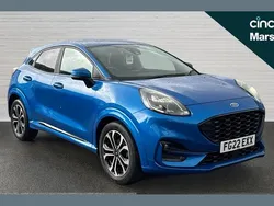 Blue Used 2022 Ford Puma Gen-E ST-Line SUV | £13,543 (Fair price)