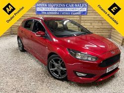 Red Used 2016 Ford Focus ST-Line Hatchback | £10,995 (A bit pricey)