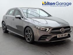 Grey Used 2019 Mercedes A35 AMG Premium Hatchback | £20,400 (Fair price)