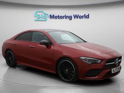 Red Used 2022 Mercedes CLA180 AMG line Sedan | £25,400 (Fair price)