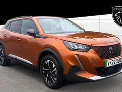 Orange Used 2022 Peugeot e-2008 Allure Premium SUV | £14,004 (Fair price)