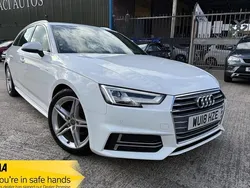 White Used 2018 Audi A4 S-Line Estate | £13,895 (Fair price)