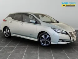 Silver Used 2019 Nissan Leaf Tekna Hatchback | £7,495 (Fair price)