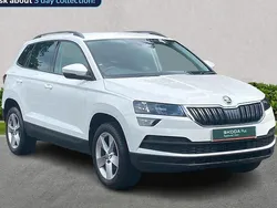 White Used 2020 Skoda Karoq SE SUV | £14,698 (Fair price)