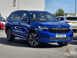 Race blue Used 2025 Skoda Kodiaq SportLine SUV | £38,990 (Expensive)