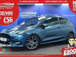 Blue Used 2019 Ford Fiesta ST-Line Hatchback | £10,499 (A bit pricey)