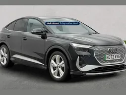 Black Used 2023 Audi Q4 Sportback e-tron S-Line SUV | £28,833 (Expensive)