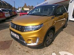 Yellow and black two tone Used 2022 Suzuki Vitara SZ-T SUV | £19,995 (Expensive)