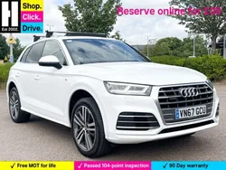 White Used 2017 Audi Q5 S-Line SUV | £16,317 (Fair price)